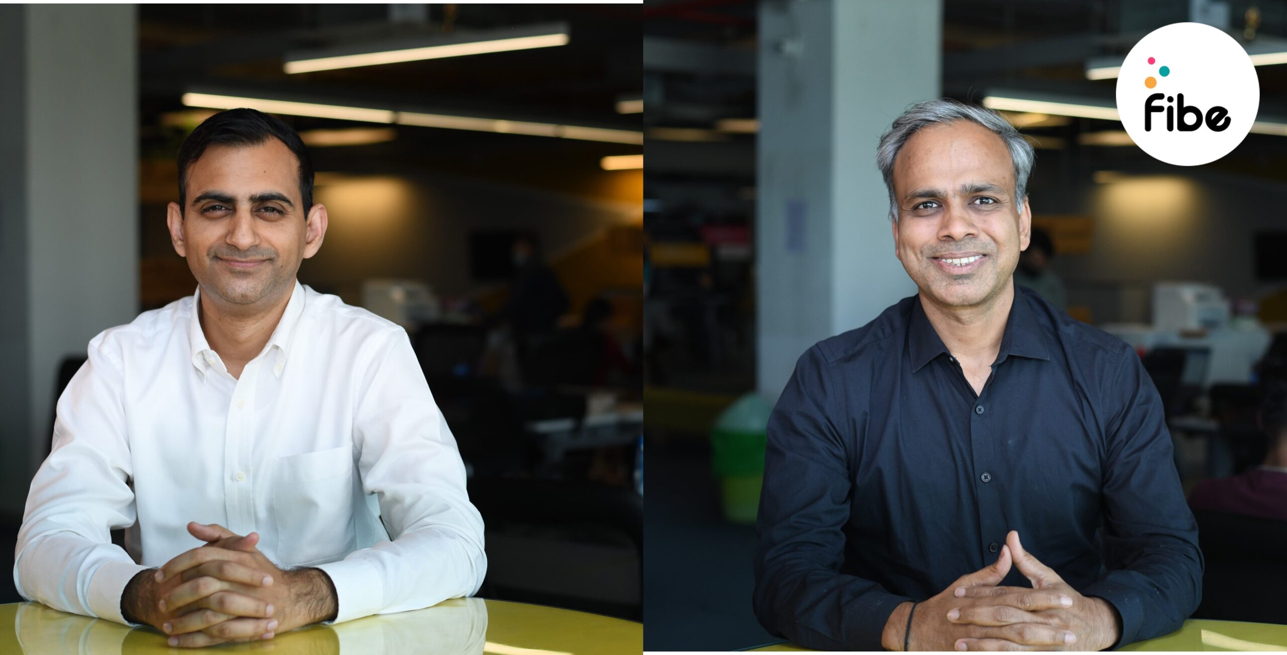 Left Mr. Akshay Mehrotra, CEO and Co-Founder, Fibe and Right Mr. Ashish Goyal, CFO and Co-Founder, Fibe