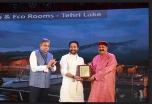 New Delhi / Dehradun 29 March 2023: Log huts built under the Swadesh Darshan Scheme in Tehri district of Uttarakhand state were awarded as runner-up in the category of Best Log Huts at Chintan Shivir organized at Ashok Hotel, New Delhi. The state was honoured by Ministry of Tourism, Government of India in lieu of the best practices and good works adopted under the Swadesh Darshan scheme.

Representatives of different states are participating in this two-day Chintan Shivir. State Tourism Minister Shri Satpal Maharaj from Uttarakhand attended the Chintan Shivir. During this, he was honored by Shri G. Kishan Reddy, Honorable Minister of State for Tourism, Government of India.

On this occasion, Tourism Minister Mr. Satpal Maharaj said, “The honor bestowed upon Uttarakhand is a reflection of the good work we have done. Recently, the state has been recognized as a pioneer in the field of adventure, responsible, and sustainable tourism. These recognitions motivate us to improve significantly. The Swadesh Darshan Yojana 2.0 is developing the tourism infrastructure at Adi Kailash in Pithoragarh, Om Parvat, Munsyari, and Chuka in Champawat. While places like Katarmal, Jageshwar, Baijnath Devidhura, etc. are being developed as heritage circuits.

He said, “Being honoured in the Best Log Huts category is something to be proud of. To make the state the best log hut destination, 20 log huts have been built at Sirai in Tehri under the Swadesh Darshan scheme, at a cost of 11 crores 30 lakh . Log huts would prove to be a milestone for tourism in the modern era. A log hut is not just environment friendly, it also acts as an insulator, providing tourists with a cool environment in summer and a warm environment in winter".

Swadesh Darshan scheme
 