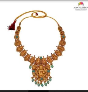 Explore the traditional Goddess Lakshmi necklace collection 