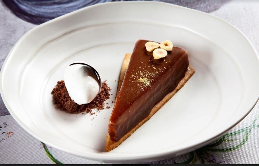 
Milk Chocolate and Hazelnut Tart at Cantan Lavelle Road