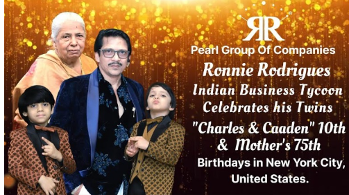 Ronnie Rodrigues with family