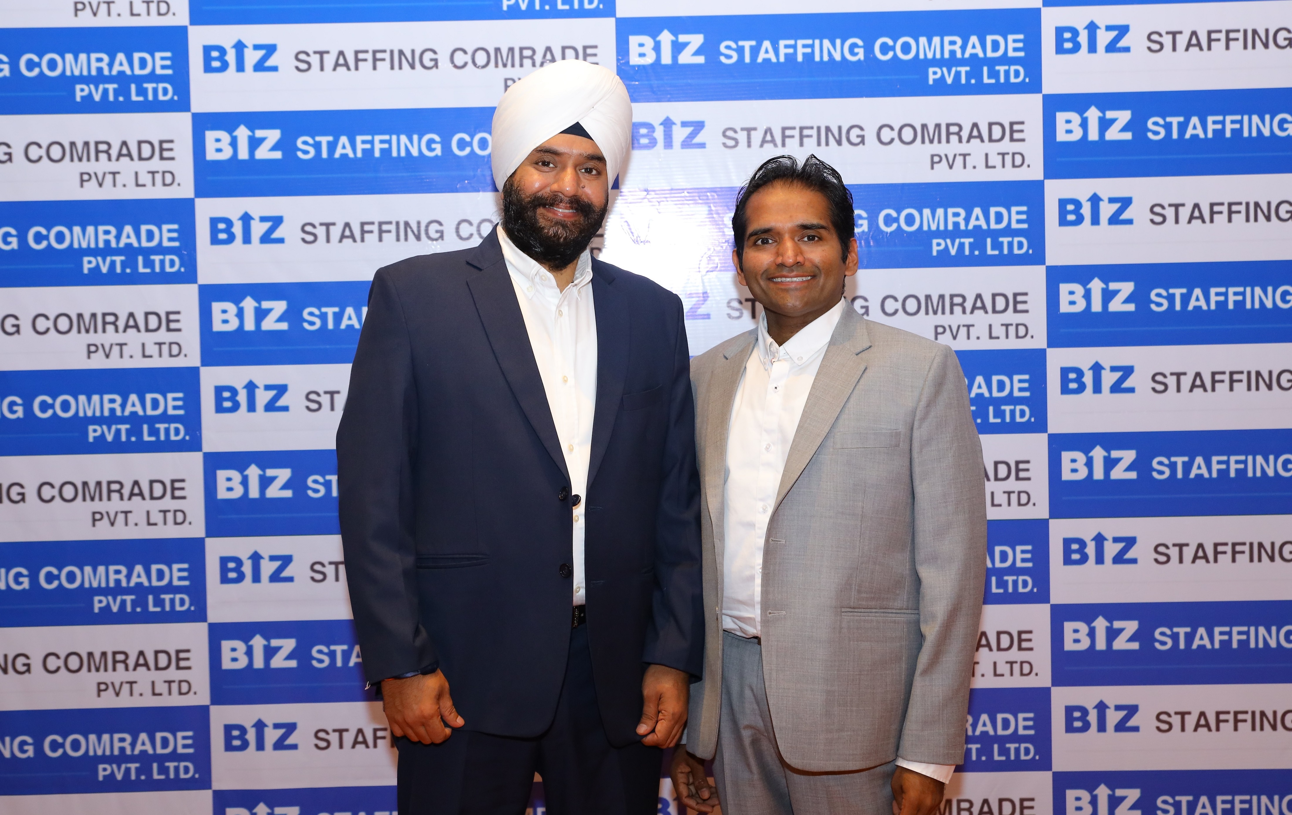 L-R_Jasvinder Bedi & Puneet Arora,Managing Partner, Biz Staffing Comrade Pvt Ltd