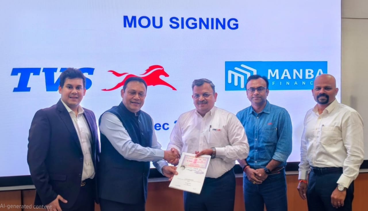 TVS Motor signs MoU with Manba Finance Limited