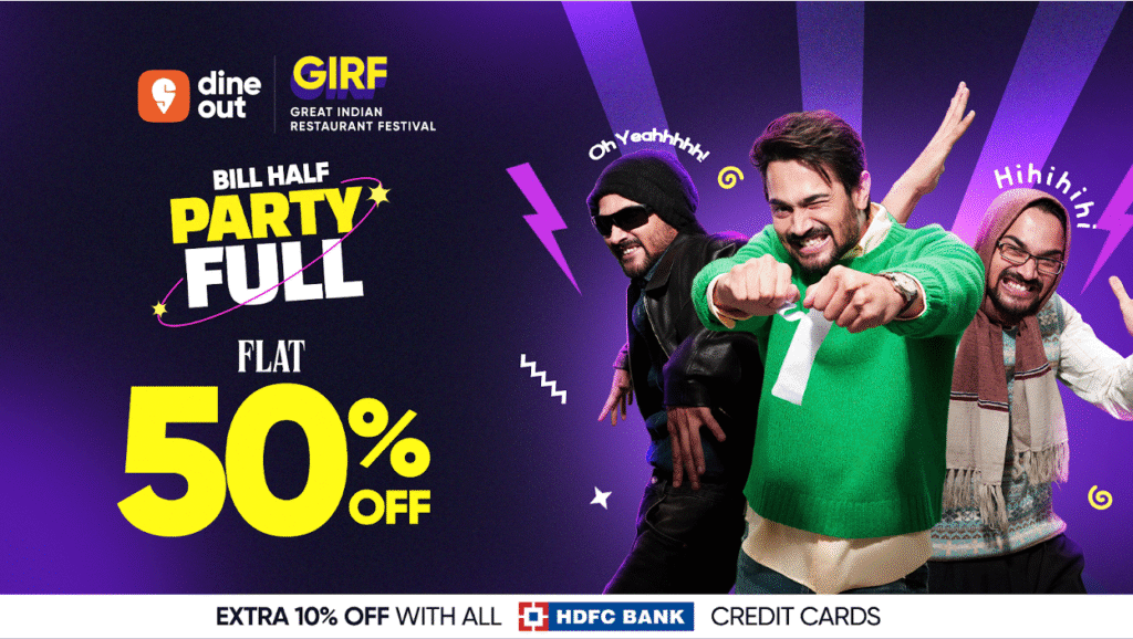  Swiggy Dineout Onboards Bhuvan Bam as GIRF 2026 Ambassador; Brings BB Ki Vines Characters to Life with ‘Bill Half. Party Full

