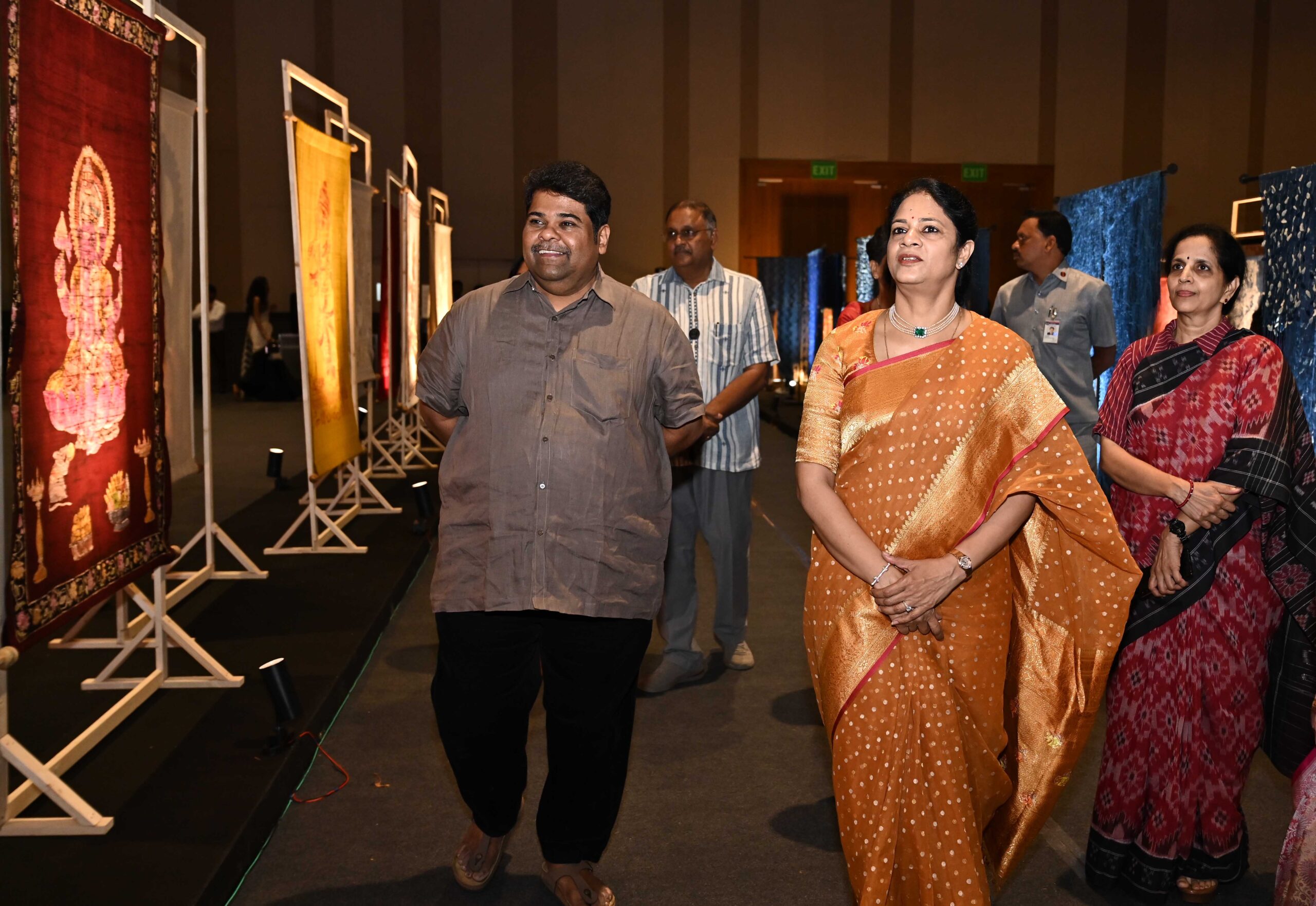 GEETA REDDY WIFE OF CM REVANTH REDDY SEEN AT KAUSALYAM, 2026_ALSO SEEN IS GAURANG SHAH 